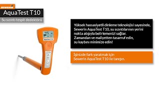 Gizli su sızıntılarını AquaTest T10 ile gün yüzüne çıkarın [upl. by Ettelloc]