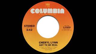 Cheryl Lynn  Got To Be Real Single Version [upl. by Herwin]