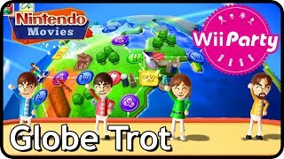 Wii Party Globe Trot 4 players [upl. by Yelsnik]