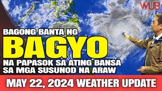 BAGONG BANTA NG BAGYO NA PAPASOK SA ATING BANSA SA SUSUNOD NA ARAW  NAMATAANG PAPALAPIT SA MINDANAO [upl. by Ocimad791]