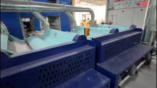 Old clothes recycling machine waste cloth recycling machine cotton baling machine [upl. by Hayden539]