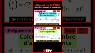 ♦️🎲🅰️Calculer le nombre de combinaisons et Calculer le nombre d’arrangements [upl. by Neenej]