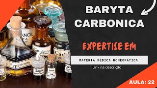 Matéria Médica Homeopática Baryta carbônica [upl. by Bannister]