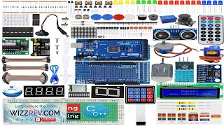 Adeept Ultimate Starter Kit for Arduino Mega2560 LCD1602 Stepper Motor ADXL345 Review [upl. by Ahsino]