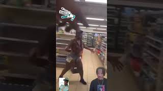 Lady Poops on herself in 711 gas station and gets kicked out ytcontest capcut capcutcaptions [upl. by Cormier]