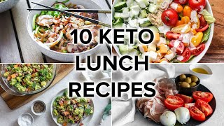 10 Keto Lunch Recipes That Are Easy amp Satisfying [upl. by Houlberg492]