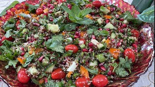 Salade de Quinoa Recette [upl. by Haelat780]