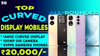 Top 5 Best Curved Display Phone Under 20000 in 2023  50MP OIS Selfie Bes 5G Phone Under 20000 [upl. by Aillicirp]