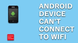 Why wont your android device connect to the WiFi [upl. by Ynnub]