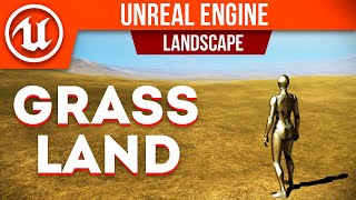 Create beautiful grassland landscape in Unreal Engine 53 using Gaea [upl. by Skurnik]