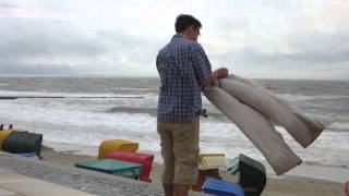 Windhose auf Borkum  Twister on Borkum Island [upl. by Yednarb]