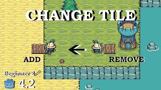 Get and Set Tiles with code  Learn Godot 4 2D  no talking [upl. by Mcmurry656]