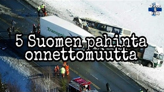 5 Suomen pahinta onnettomuutta [upl. by Onfroi747]