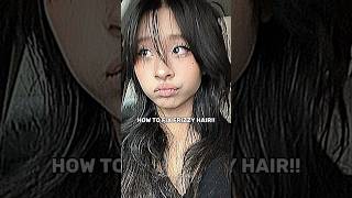 How to frizzy hair aesthetic trending explore views edit relatable shorts [upl. by Yazbak]