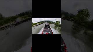 Mabel Lake to Shuswap Falls rainy mini jet boat ride jetstream minijetboat [upl. by Martelli]