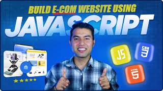 Build Complete Ecommerce Website using HTML CSS amp JavaScript in Hindi🔥Logic Building  Free Notes💝 [upl. by Marciano]