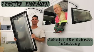 Campervan Fenster einbauen  Schritt für Schritt Anleitung  Carbest  Ducato Ausbau Vlog  Teil 3 [upl. by Mohl]