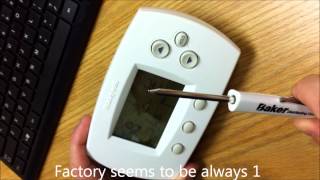 How to install a thermostat 5 wire Honeywell [upl. by Derrick]