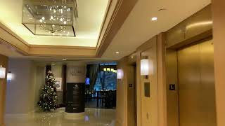 Fujitec Traction Pike Street Tower Elevators  Sheraton Grand  Seattle WA [upl. by Dyl]