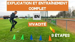 ENTRAINEMENT VIVACITÉ FOOTBALL 9 ÉTAPES [upl. by Allebara]