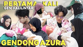 MENGHARUKAN PERTAMA KALI GEN HALILINTAR GENDONG BABY AZURA HUMAIRA NUR ATTA ADEK AMEENA ATTA AUREL [upl. by Punak]