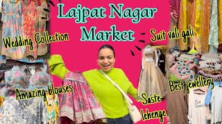 Lajpat Nagar Market  Latest Collection 2024  WEDDING COLLECTIONBEST JEWELLERY SHOP amp More [upl. by Arleen]