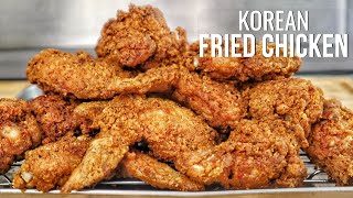 Crispy Korean Fried Chicken Wings [upl. by Shama7]