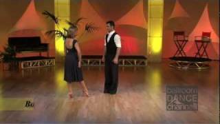 American Bolero Lesson 1 of 6  The Basic Step Tony Dovolani and Elena Grinenko [upl. by Mmada]