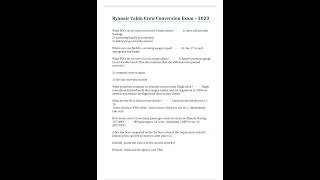 Ryanair Cabin Crew Conversion Exam – 2023 [upl. by Amian]