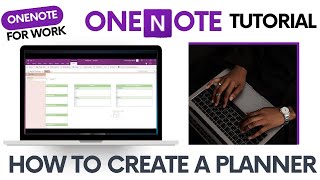 HOW TO CREATE A ONENOTE PLANNER 2024  Use OneNote for Work  Organization  Increase Productivity [upl. by Ymer]