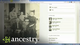 Ancestrycom Online Family Trees Photo Comments and Other Collaboration Tools  Ancestry [upl. by Zennas130]