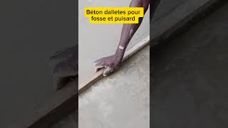 Béton dalletes pour fosse et puisard [upl. by Nannek]