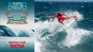 WEBCAST  Competition Day 8  2024 ISA World Surfing Games [upl. by Grubb]