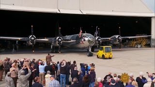 Restored B29 takes to the air [upl. by Adalie]