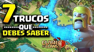 7 TRUCOS que DEBES SABER 🤨 CLASH OF CLANS [upl. by Solnit]