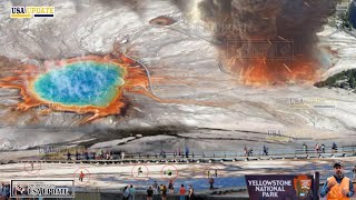 Horrible today Seconds of giant Geyser eruption spews boiling hot Dirt Threatens Millions of people [upl. by Lehcnom822]