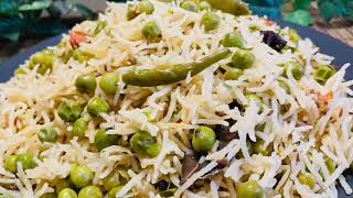 Basmati Reis mit Erbsen  vegetarische gerichte  schnelle rezepte  4k spice cuisine [upl. by Eittam]