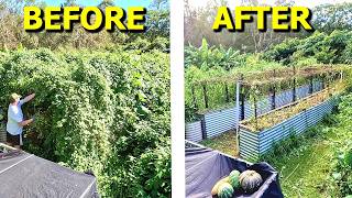 AMAZING Overgrown Garden Bed RESCUE [upl. by Briggs]