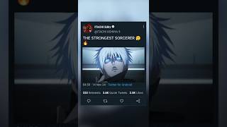 The Strongest Sorcerer 😮‍💨🔥gojo jujutsukaisen anime [upl. by Imak]