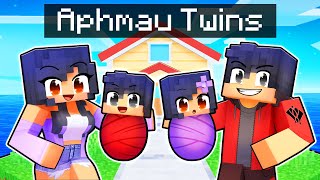 Aphmau and Aaron HAD TWINS in Minecraft [upl. by Illac79]