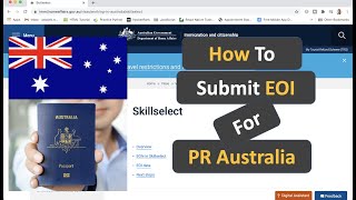 How to submit EOI for Australia PR  Step by Step process  189 190 491 Visa [upl. by Maer160]