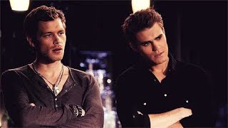 The Vampire Diaries All Klaus and Stefan Scenes Together HD [upl. by Gasser]