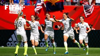 EVERY goal scored by the USA at the 2015 FIFA Womens World Cup [upl. by Nancee]