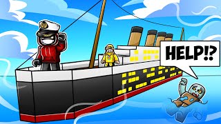 We Unlocked The TITANIC In Roblox Sharkbite [upl. by Osithe152]