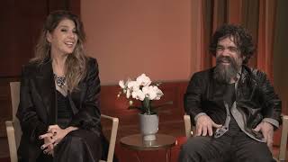 She Came to Me Interview Peter Dinklage amp Marisa Tomei [upl. by Refannej]