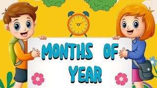 Twelve Months Names  Mahino k Naam  Months Names songs  January February Months Names [upl. by Hulbig493]