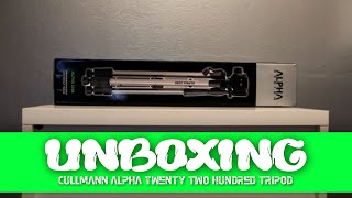 Cullmann Alpha 2200 tripod unboxing [upl. by Baalbeer425]