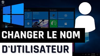 Comment changer le nom dutilisateur sous Windows 10 4 Méthodes [upl. by Maleeny]