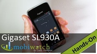 Gigaset SL930A im HandsonVideo Edles DectTelefon mit Android Test [upl. by Cyd420]