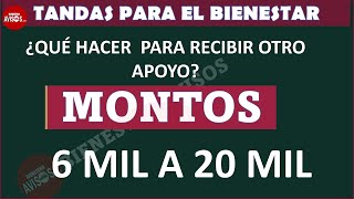 🔴 Créditos de la Tanda para el Bienestar van de los 6 mil a 20 mil BIENESTAR AVISOS 🔴 [upl. by Rachael]